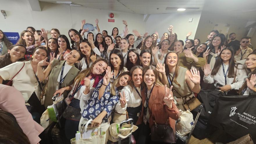 Fin del camino. Las falleras de 2024 y 2025 finalizan la escapada a Ibiza