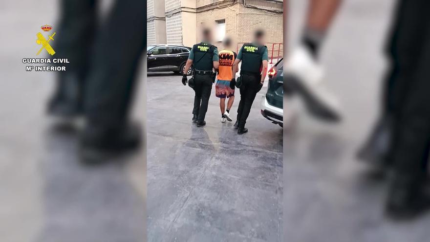 La Guardia Civil detiene a un presunto pirómano por trece incendios forestales en la provincia de Alicante desde 2019