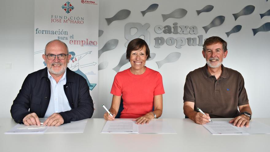 Caixa Popular reforça el seu compromís social amb un acord juntament amb Càritas i la Fundació José María Haro