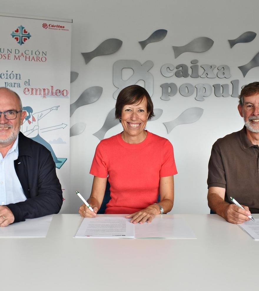 Caixa Popular reforça el seu compromís social amb un acord juntament amb Càritas i la Fundació José María Haro