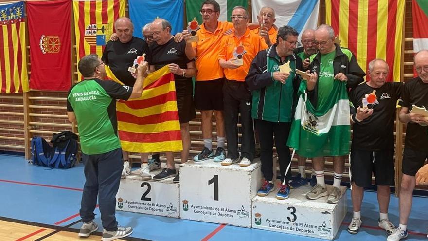 El equipo Exportaciones Aranda (Filósofo), campeón de España