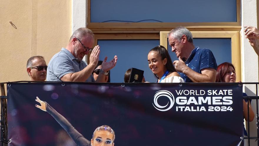 Xeraco rinde honores a su campeona del mundo Mireia Montilla Sánchez