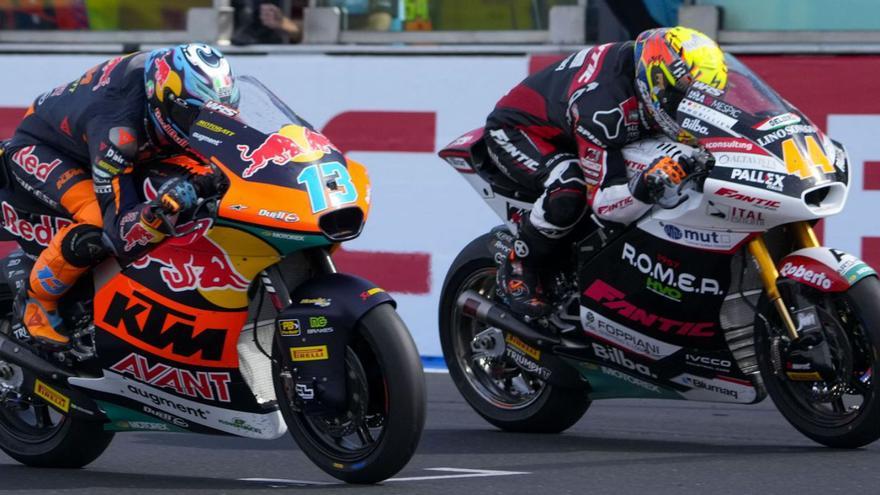 Canet y Piqueras rozan la victoria en Misano