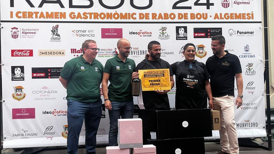 El restaurante Casa Macario gana el primer concurso de rabo de toro de Algemesí