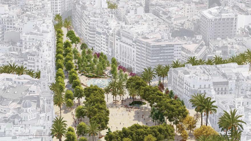 Arquitectes i oposició afirmen que la plaça de l’Ajuntament es podria reformar per menys de 20 milions