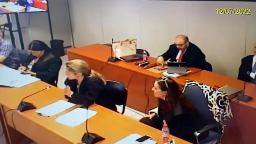 Instante del juicio contra Jorge Ignacio Palma