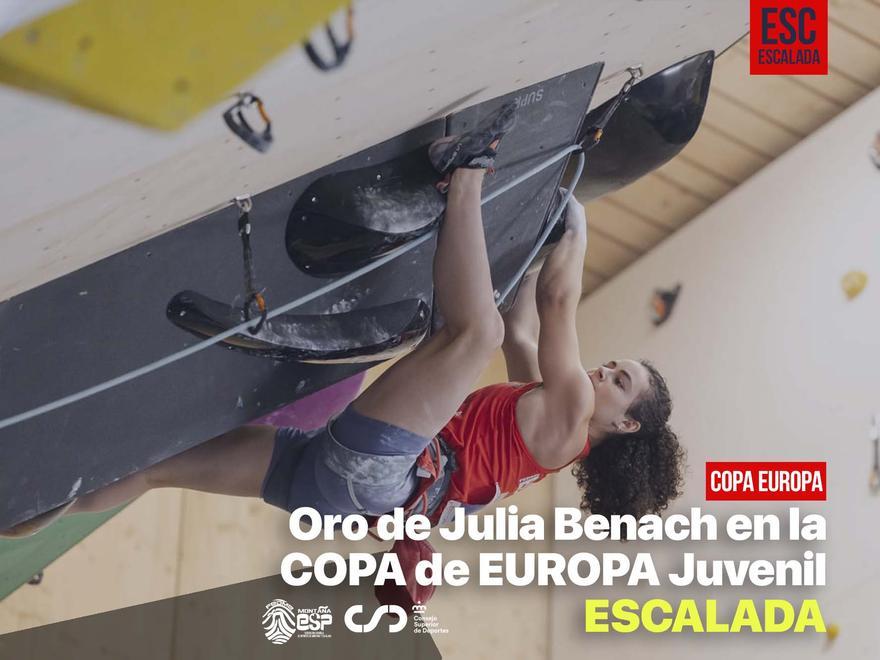 Oro de Julia Benach en la Copa de Europa de Dificultad Juvenil