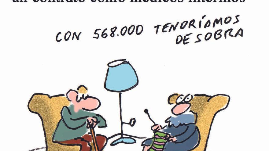 Sanidad busca retener a 568 MIR con un contrato como médicos interinos