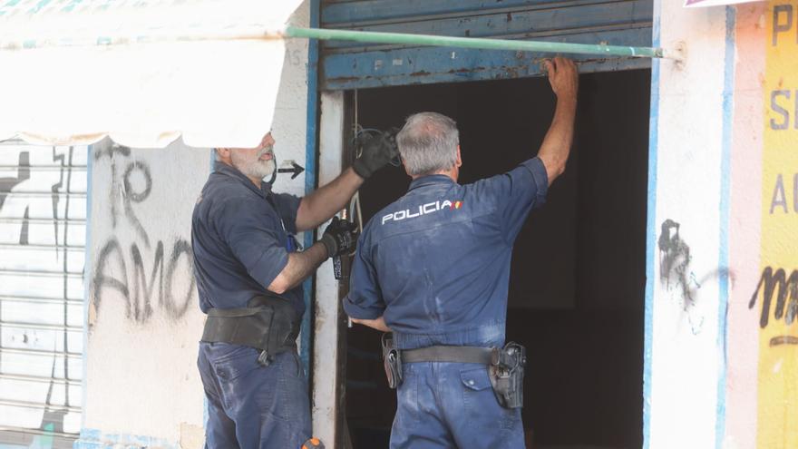 La policía concluye la búsqueda del cadáver en un bajo de Campanar sin hallar restos de Natalia