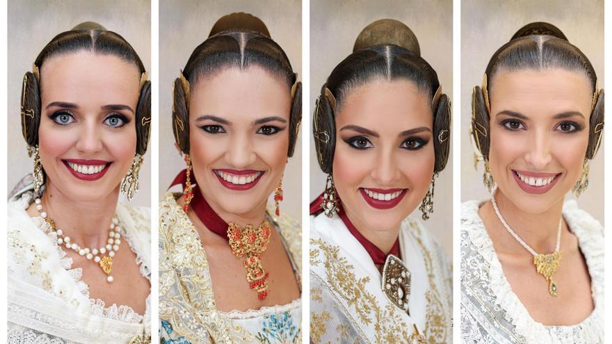 La foto oficial de las candidatas a Fallera Mayor de València 2025