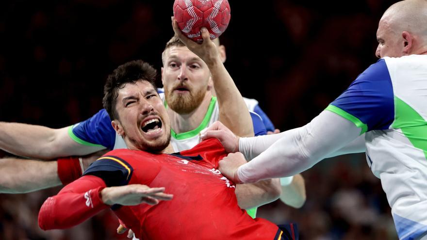 Juegos Olímpicos, balonmano masculino: España - Eslovenia, en imágenes