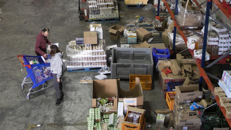 SOS en el Banco de Alimentos de València: &quot;Solo tenemos reservas para tres meses&quot;