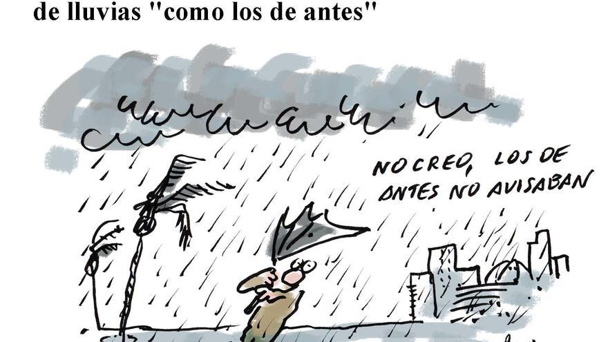 Alertan de la llegada a Valencia de un temporal de lluvias &quot;como los de antes&quot;